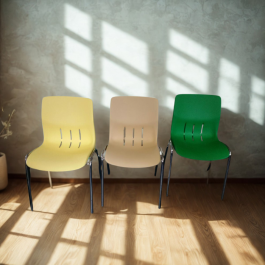 Chaise Kaline non accrochable M4 - piètement en Ø18mm