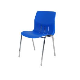 Chaise Kaline accrochable M2 - piètement chrome en Ø 22 mm