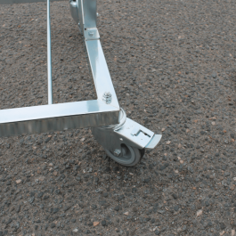 Chariot pour 24 grilles d'exposition - fabrication française