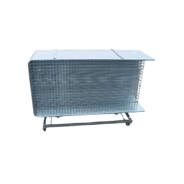 Chariot pour 24 grilles d'exposition sans bac- fabrication française