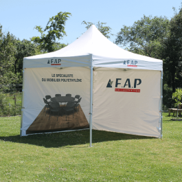 Sérigraphie pour stand pliant