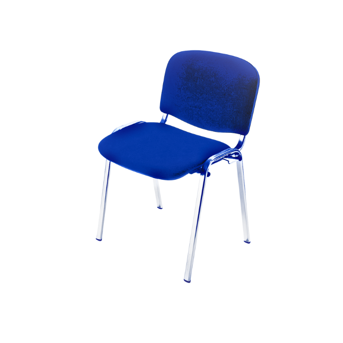 Chaise Iso empilable accrochable en tissu M2-Fabrication française