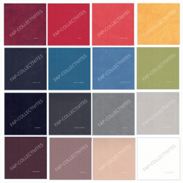 Chaise Iso  en tissus enduis Mondial M2 empilable - piètement chrome-FAP Collectivités - Fabrication française