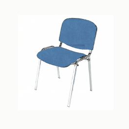 Chaise Iso empilable  accrochable en tissu M2-Fabrication française-FAP-Collectivité