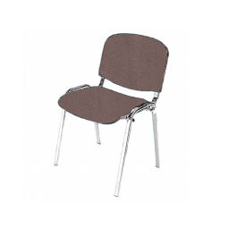 Chaise Iso empilable non accrochable en tissu M1-Fabrication française