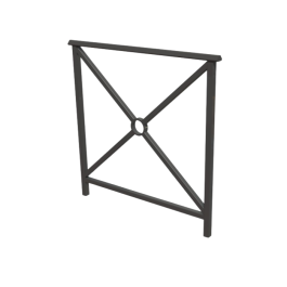 Barrière Alliance de FAP COLLECTIVITES  à sceller  - longueur 100 cm