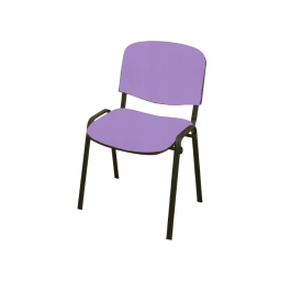 Chaise empilable Iso M1 – Confort et sécurité, fabriquée en France