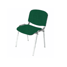 Chaise Iso empilable accrochable en tissu M2-Fabrication française