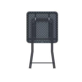 Mange-debout carré pliant polyéthylène carré HDPE Cocktail80 New Classic 76x76 cm - ZOWN-Maxchief de Fap Collectivités