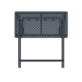 Mange-debout rectangle pliant polyéthylène HDPE CocktailL120 New Classic 122X60 cm