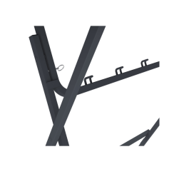 Mange-debout rectangle pliant polyéthylène HDPE CocktailL120 New Classic 122X60 cm - ZOWN-Maxchief