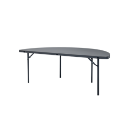 Table pliante semi circulaire polyéthylène HDPE Ovo200 New Classic 200X100cm - ZOWN-Maxchief de FAP COLLECTIVITES