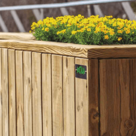 Jardinière Atrium 120x34x40 cm- 74 l - HORTALIA de FAP COLLECTIVITES