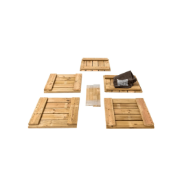 Jardinière Atrium 50x50x50 cm- 67 l - HORTALIA de FAP COLLECTIVITES