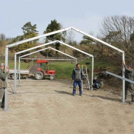 Tentes Structure Aluminium 27m² - 3x9m