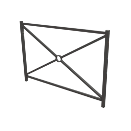 Barrière Versailles à sceller - longueur 146cm de Fap Collectivités