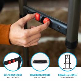 Table pliante polyéthylène blanche  122 x 61 x 61 / 74 / 86.4 cm nesting- Lifetime