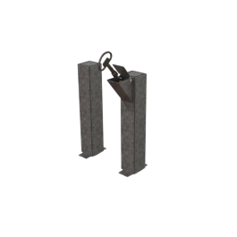 Kit d’amovibilité pour tube de barrière 40x40 mm