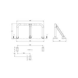 Bloc parking clé unique