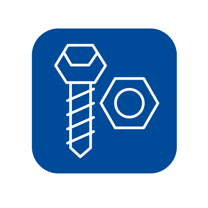 Kit de fixation pour barrière et potelet sur platines - 4 trous