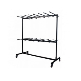 Chariot avec rehausse pour chaises pliantes