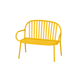 Banc Eden de FAP COLLECTIVITES 2 places - 123 cm