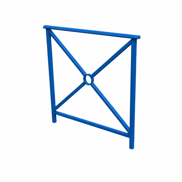 Barrière Alliance de FAP COLLECTIVITES à sceller  - longueur 100 cm