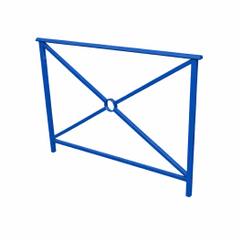 Barrière Alliance  de FAP COLLECTIVITES à sceller - longueur 150 cm