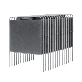 Panneau électoral 1700x1500 mm tube rond 35mm