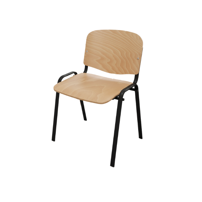 Chaise Iso en hêtre multiplis