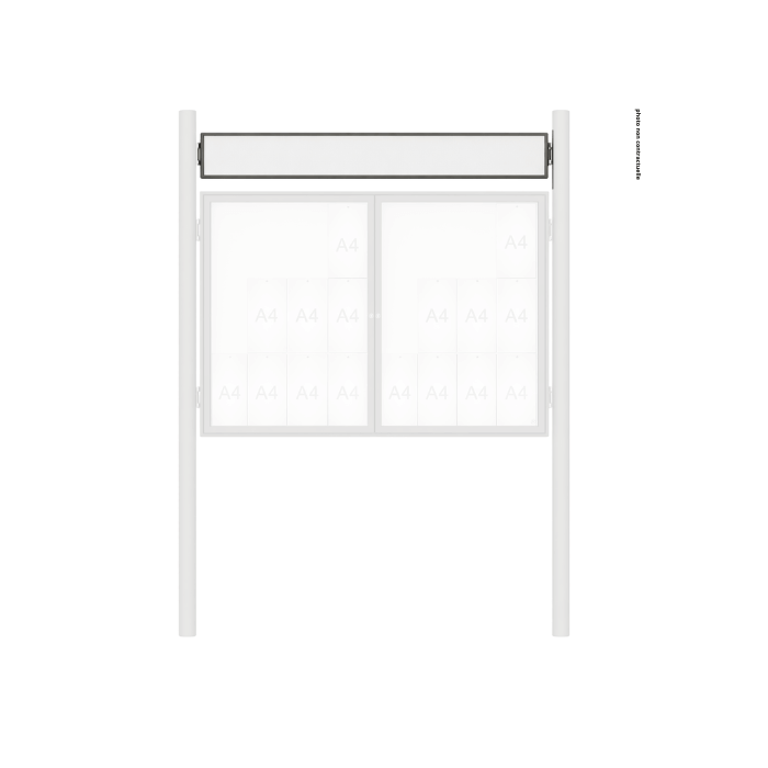 Bandeau titre pour Vitrine "1000" - 18A4 - PROCITY