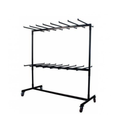 Chariot de transport – Double niveau pour chaises pliantes