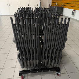 Chariot de stockage et transport pour chaises pliantes