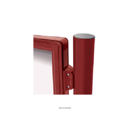 Kit 2 poteaux Ø 76 avec ou sans bandeau-titre  - h 2700 pour Vitrine "1000" et "2000" - PROCITY