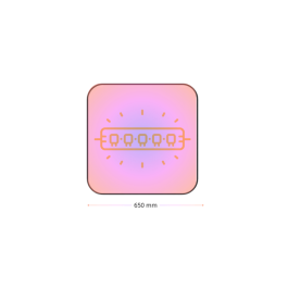 Puissance du transformateur - 60 W-650mm - 1 RUBAN LED