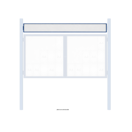 Bandeau titre pour Vitrine "1000" - 30 A4 - PROCITY