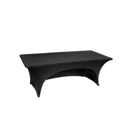 Housse 3 cotés pour table 180x76 cm lycra 300g – Nappe stretch professionnelle