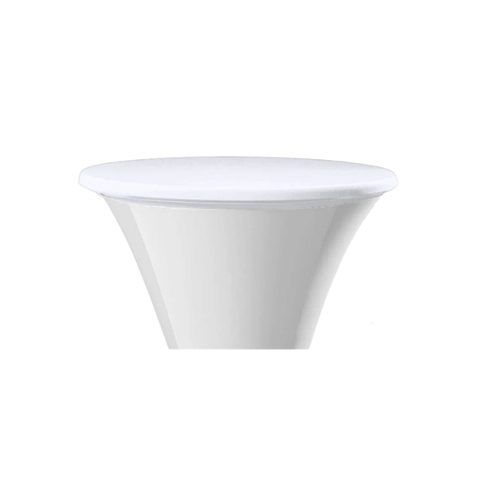 Housse top cover pour mange-debout 80 cm lycra 210 gr – Nappe stretch professionnelle