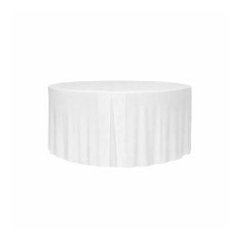 Housse pour table ronde Ø 153 cm lycra 300 gr/m²  – Nappe  professionnelle