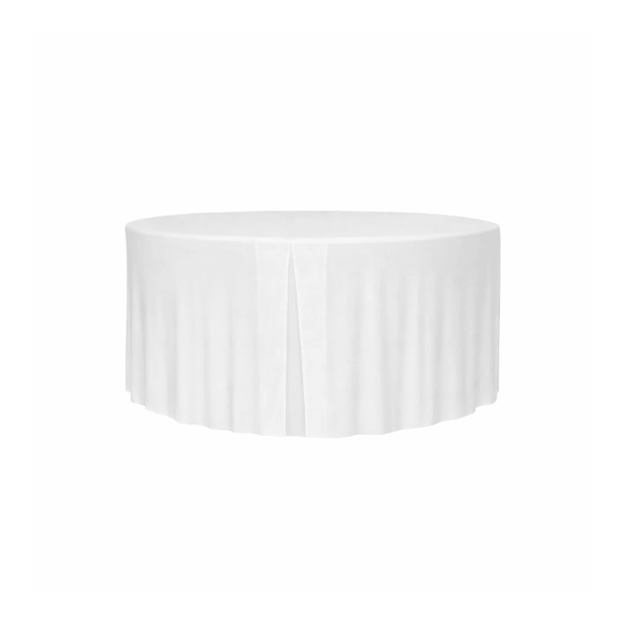 Housse pour table ronde Ø 153 cm lycra 300 gr/m²  – Nappe  professionnelle
