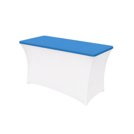 Housse de plateau de table en lycra 210 gr/m²–  turquoise– Nappe stretch professionnelle