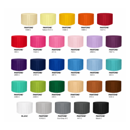 NUANCIER appe tombante pour table ronde lycra 210 gr/m² - Nappe professionnelle