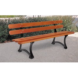 banc urbain bois exotique