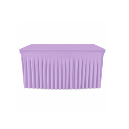 Housse pour table  couleur  Parme  proche pantone 2563C lycra 210 gr/m²– Nappe stretch professionnelle