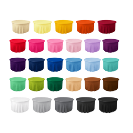 Nappe pour table ronde à jupon plissée diamètre 150 cm lycra 210 gr/m²– Nappe stretch professionnelle