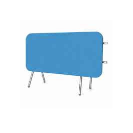 Housse pour barrière de Police / Vauban couleur Bleu CIEL proche pantone 7688Clycra 210 gr/m² - Covertex Pro