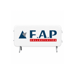 Housse personnalisée pour barrière de Police / Vauban  lycra 210 gr/m² - Covertex Pro