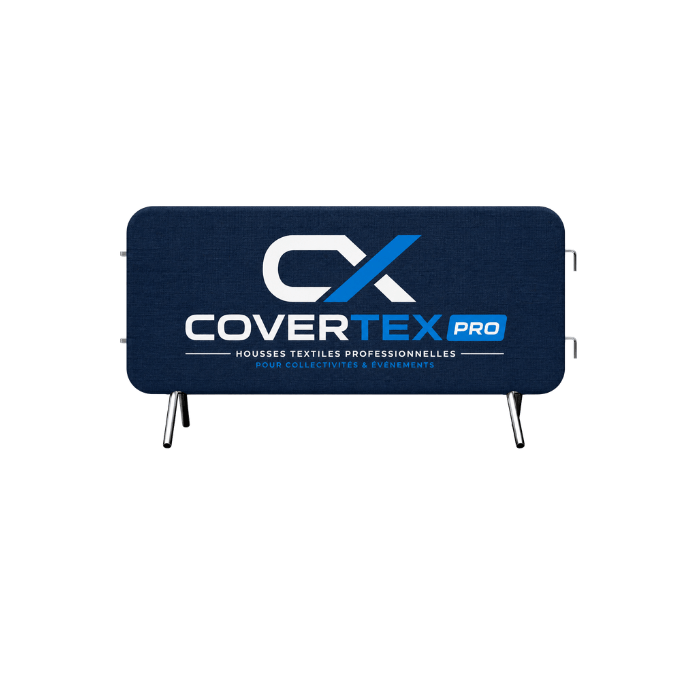 Housse personnalisée pour barrière de Police / Vauban  lycra 210 gr/m² - Covertex Pro