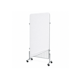 Housse blanche pour grille d'exposition Hexagone 200x100 cm lycra 210 gr/m²– Covertex Pro