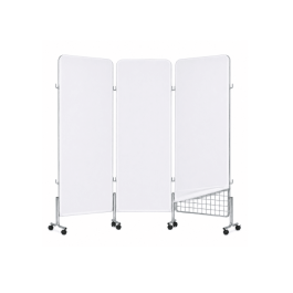 Housse BLANCHE pour grille d'exposition Hexagone 200x100 cm lycra 210 gr/m²– Covertex Pro